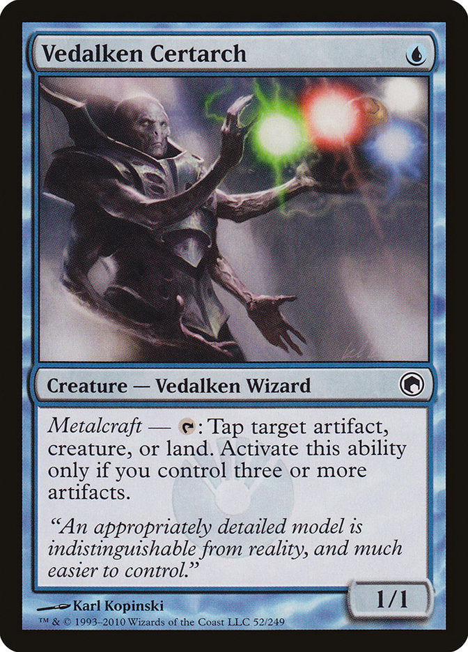 Vedalken Certarch [Scars of Mirrodin]-1