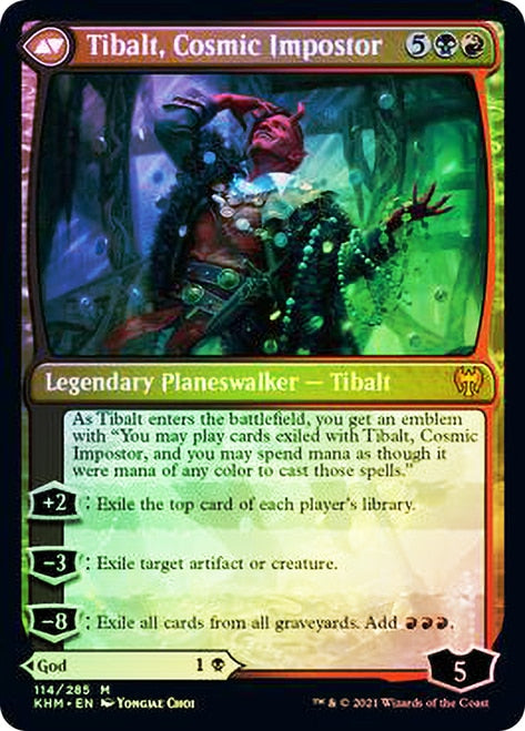 Valki, God of Lies // Tibalt, Cosmic Impostor [Kaldheim Prerelease Promos]-2