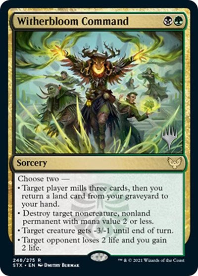 Witherbloom Command (Promo Pack) [Strixhaven: School of Mages Promos]-1