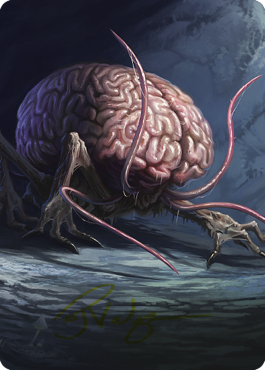 Intellect Devourer Art Card (Gold-Stamped Signature) [Commander Legends: Battle for Baldur's Gate Art Series]-1