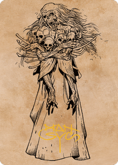 Myrkul, Lord of Bones Art Card (73) (Gold-Stamped Signature) [Commander Legends: Battle for Baldur's Gate Art Series]-1