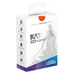 Ultimate Guard Katana Standard Size Sleeves Orange (100)-1