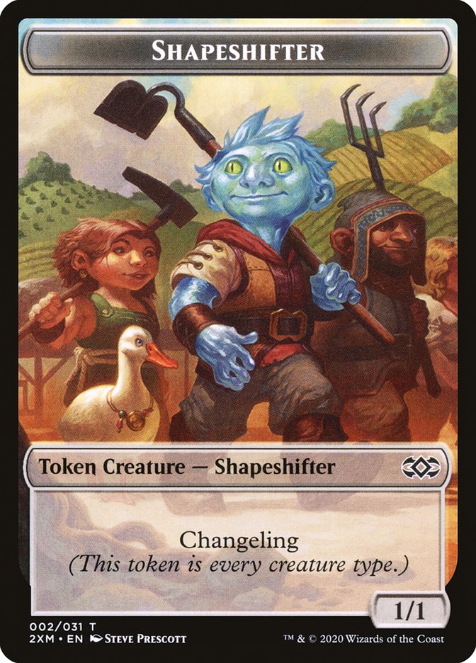 Myr (007) // Shapeshifter Double-Sided Token [Double Masters Tokens]-2
