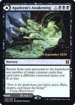 Agadeem's Awakening // Agadeem, the Undercrypt [Zendikar Rising Prerelease Promos]-1