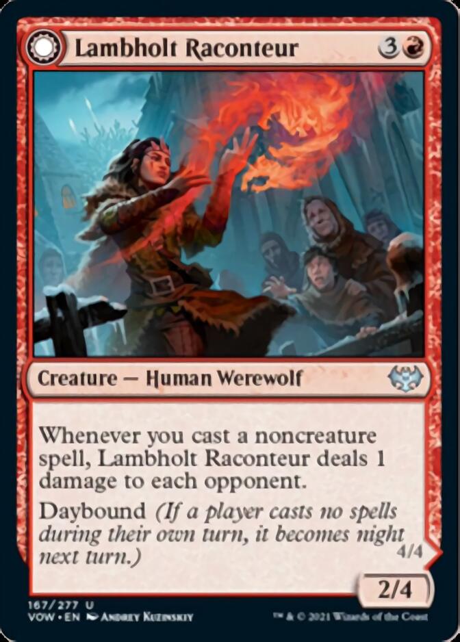 Lambholt Raconteur // Lambholt Ravager [Innistrad: Crimson Vow]-1