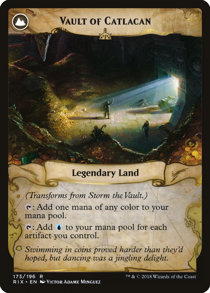 Storm the Vault // Vault of Catlacan [Rivals of Ixalan]-2