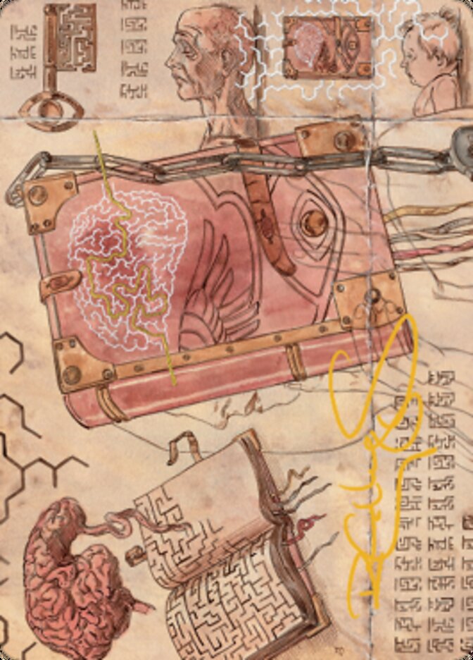 Mazemind Tome Art Card (Gold-Stamped Signature) [The Brothers' War Art Series]-1