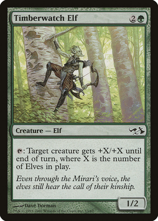 Timberwatch Elf [Duel Decks: Elves vs. Goblins]-1