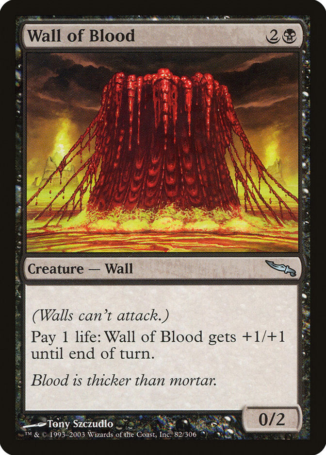 Wall of Blood [Mirrodin]-1
