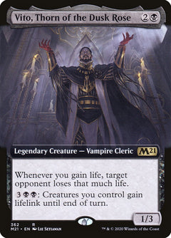 Vito, Thorn of the Dusk Rose (Extended Art) [Core Set 2021]-1