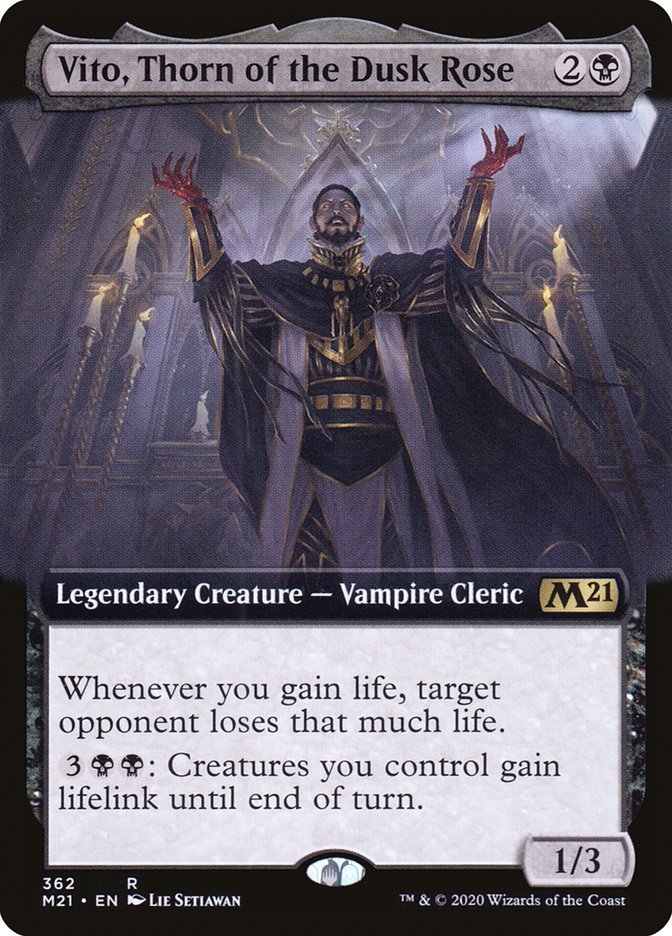 Vito, Thorn of the Dusk Rose (Extended Art) [Core Set 2021]-1