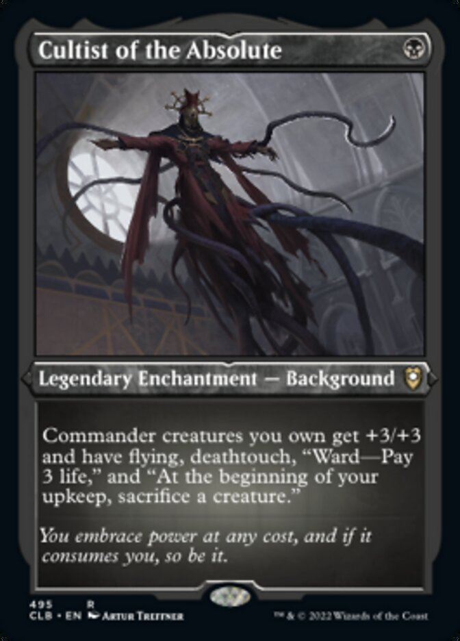 Cultist of the Absolute (Foil Etched) [Commander Legends: Battle for Baldur's Gate]-1