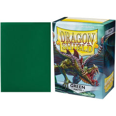 Sleeves - Dragon Shield - Box 100 - Green MATTE-1