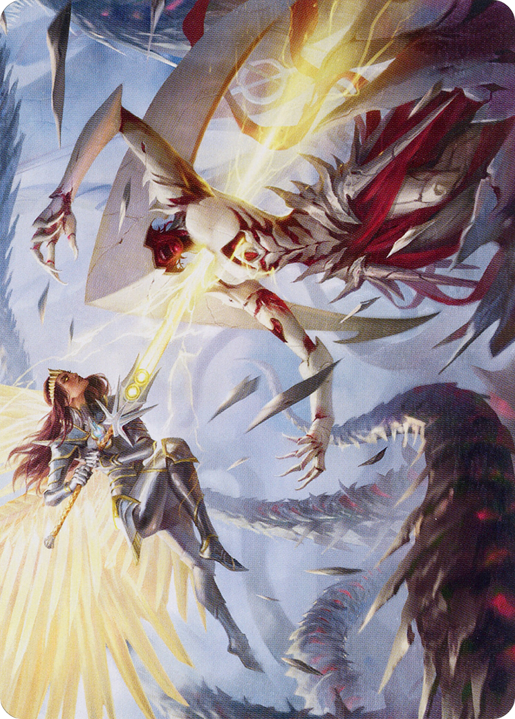 Elspeth's Smite Art Card [March of the Machine Art Series]-1
