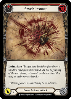 Smash Instinct (Red) [U-WTR026] (Welcome to Rathe Unlimited)  Unlimited Rainbow Foil-1