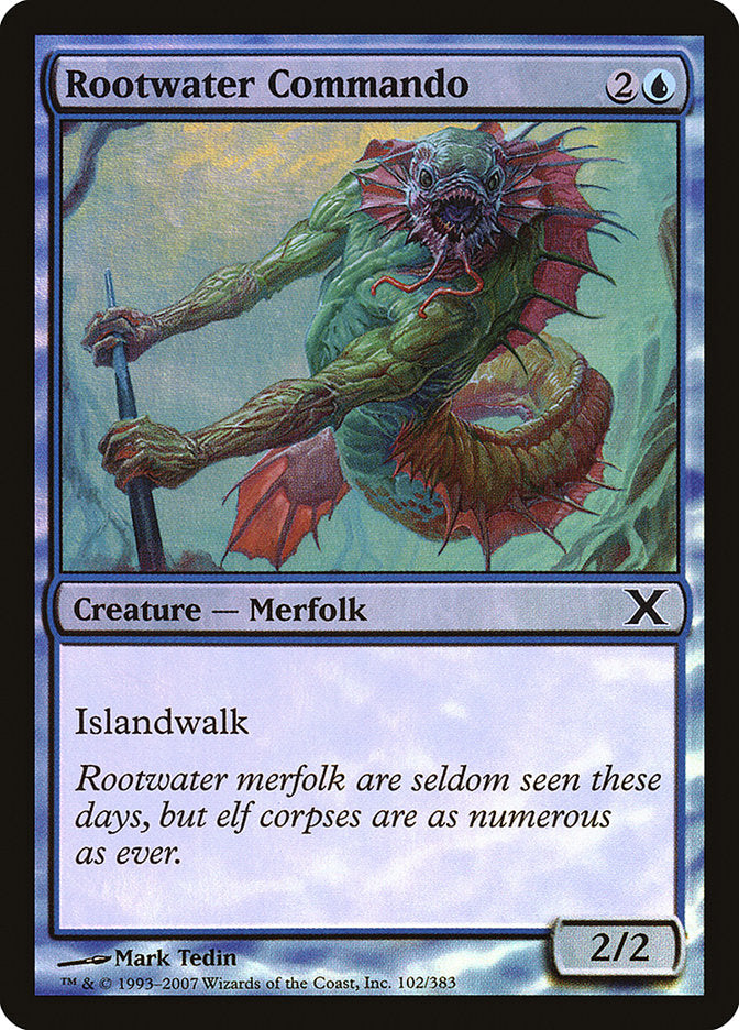 Rootwater Commando (Premium Foil) [Tenth Edition]-1