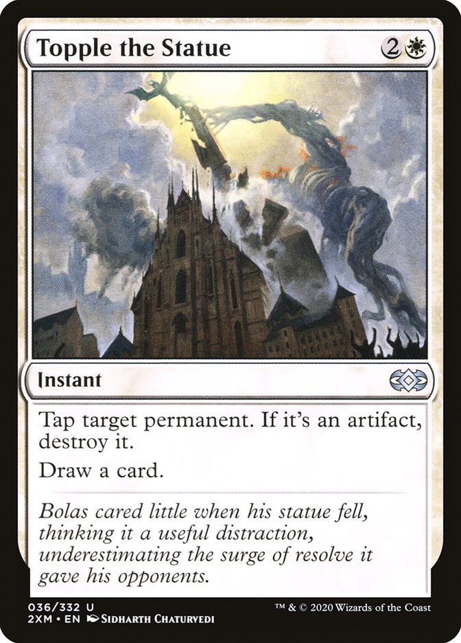 Topple the Statue [Double Masters]-1