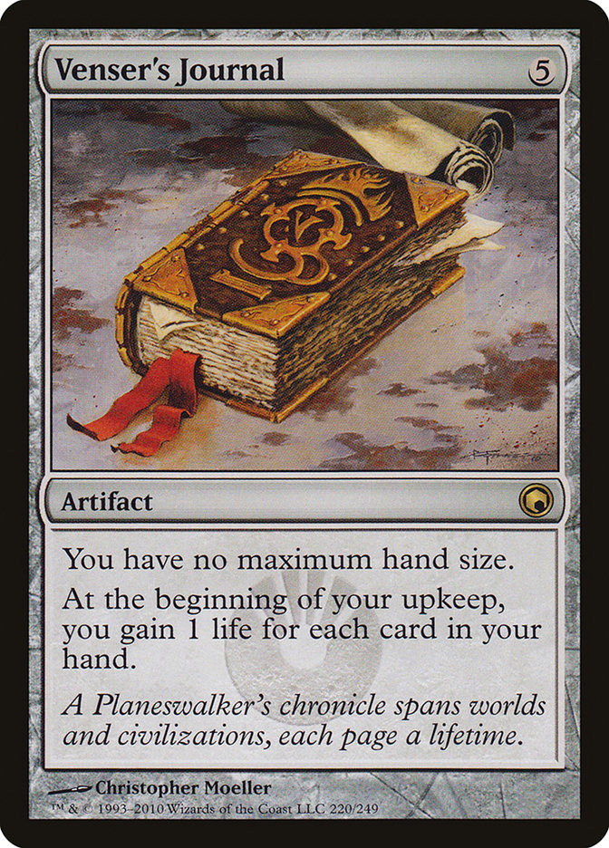 Venser's Journal [Scars of Mirrodin]-1