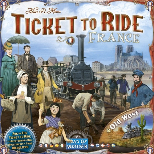 Ticket to Ride France/Old West Map 6-1