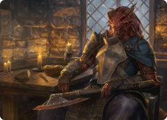 Jaded Sell-Sword Art Card [Dungeons & Dragons: Adventures in the Forgotten Realms Art Series]-1