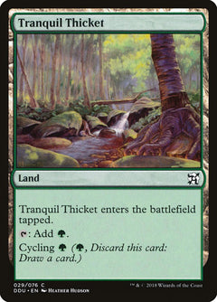 Tranquil Thicket [Duel Decks: Elves vs. Inventors]-1
