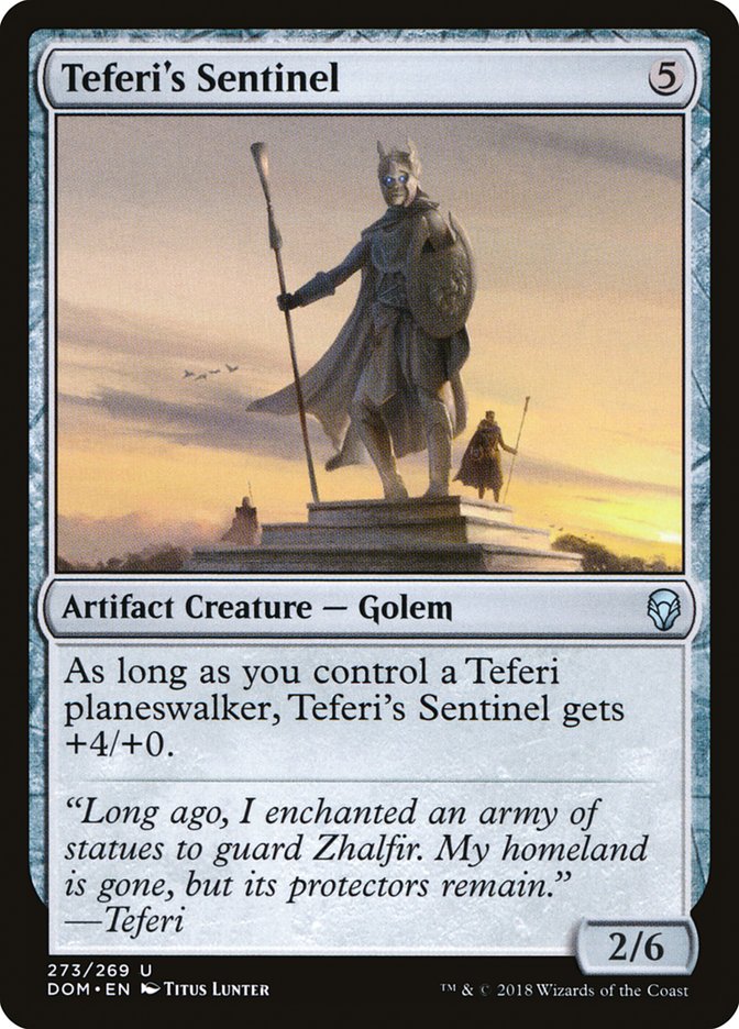 Teferi's Sentinel [Dominaria]-1