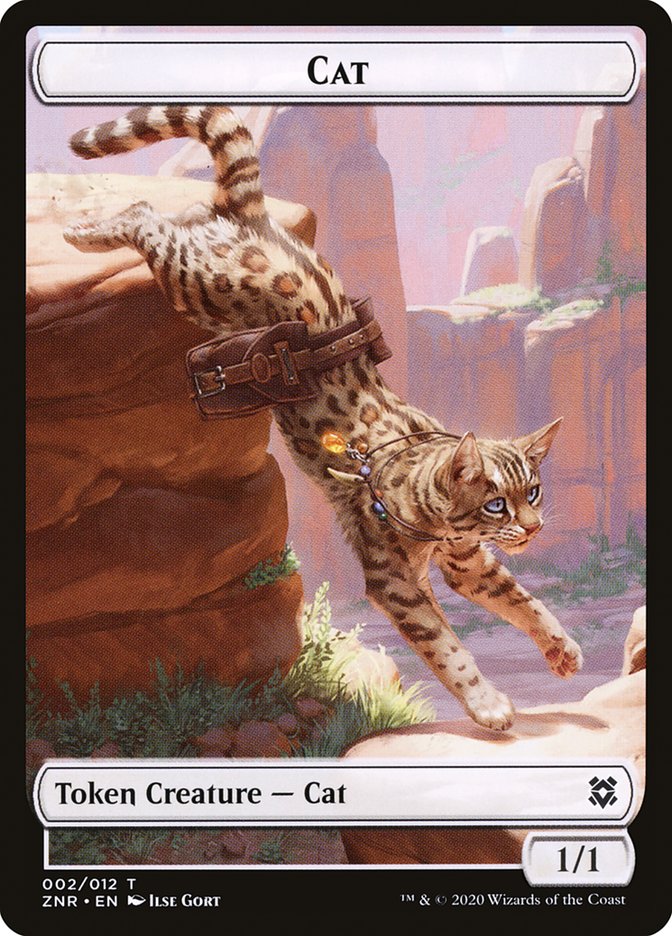Cat Token [Zendikar Rising Tokens]-1