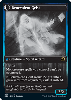 Malevolent Hermit // Benevolent Geist [Innistrad: Double Feature]-2