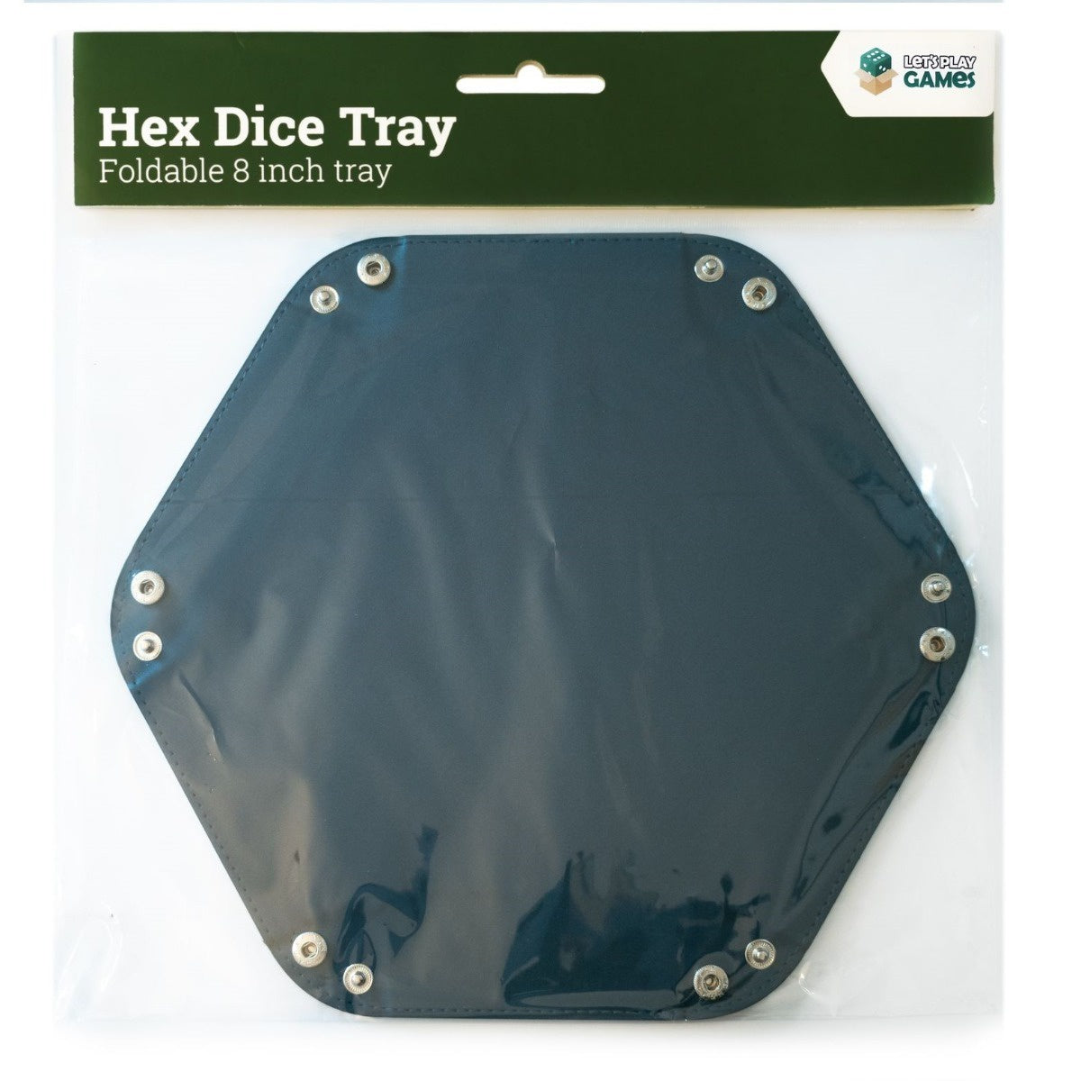 LPG Hex Dice Tray 8" Blue-1