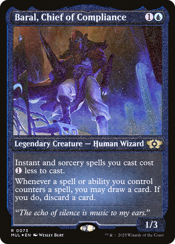 Baral, Chief of Compliance (Foil Etched) [Multiverse Legends]