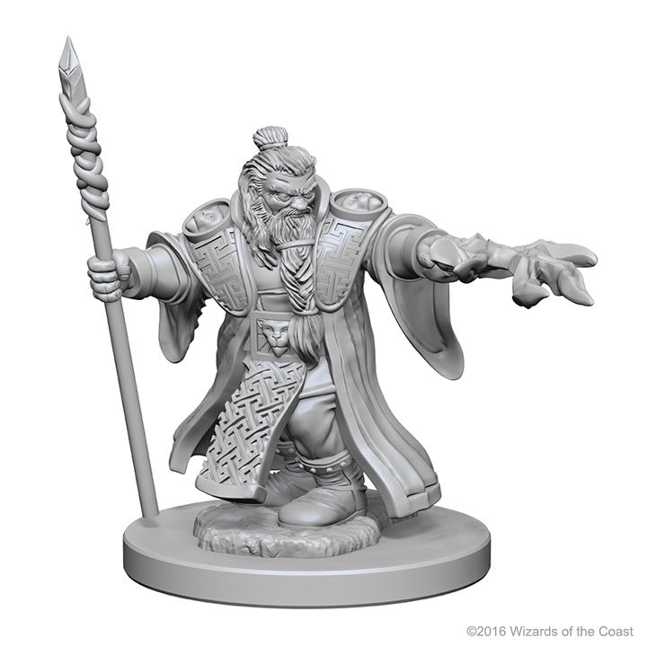 D&D Nolzurs Marvelous Unpainted Miniatures Dwarf Male Wizard