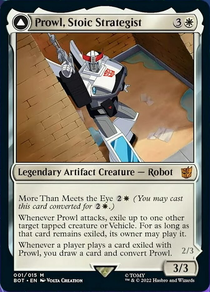 Prowl, Stoic Strategist // Prowl, Pursuit Vehicle [Transformers]-1