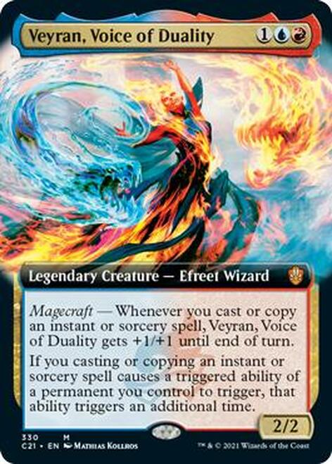 Veyran, Voice of Duality (Extended Art) [Commander 2021]-1