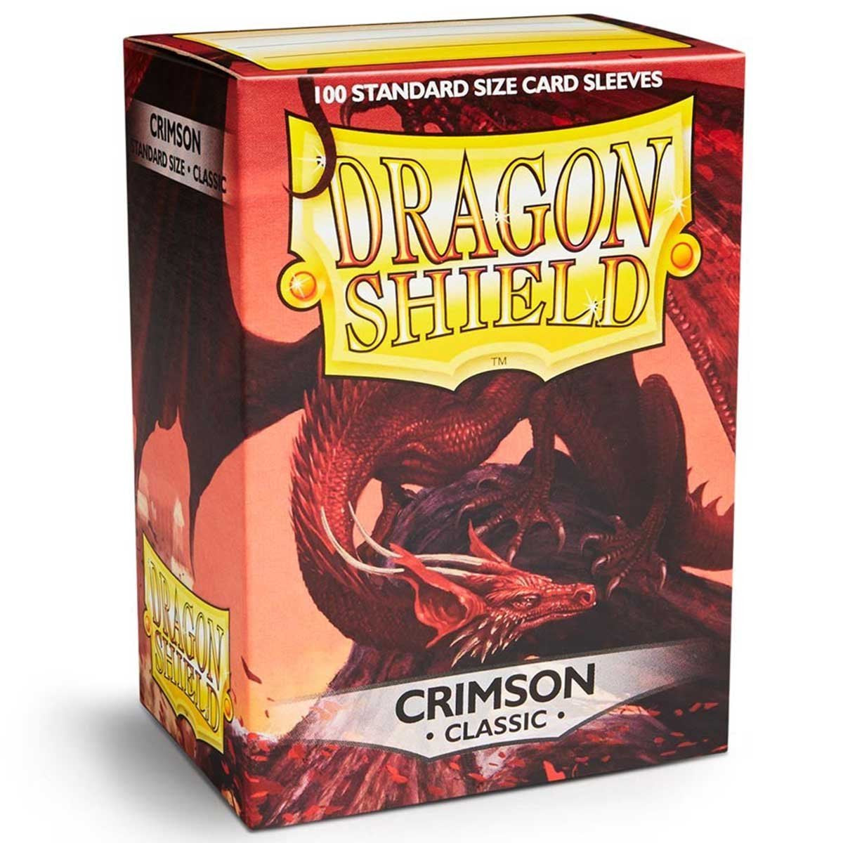 Sleeves - Dragon Shield - Box 100 - Crimson-1