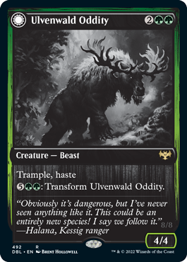 Ulvenwald Oddity // Ulvenwald Behemoth [Innistrad: Double Feature]-1