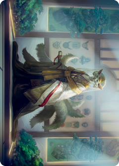 Light-Paws, Emperor's Voice Art Card [Kamigawa: Neon Dynasty Art Series]-1