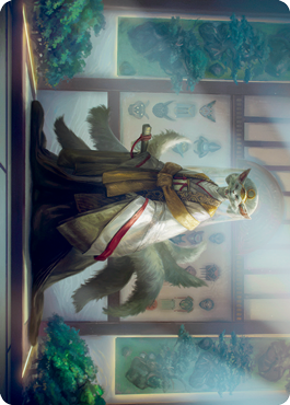 Light-Paws, Emperor's Voice Art Card [Kamigawa: Neon Dynasty Art Series]-1