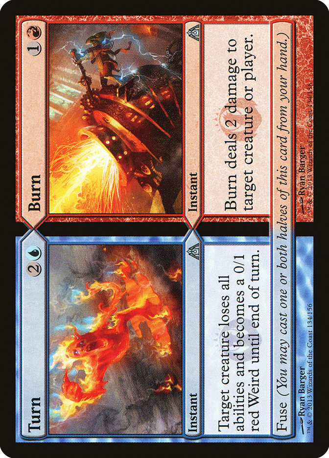 Turn // Burn [Dragon's Maze]-1