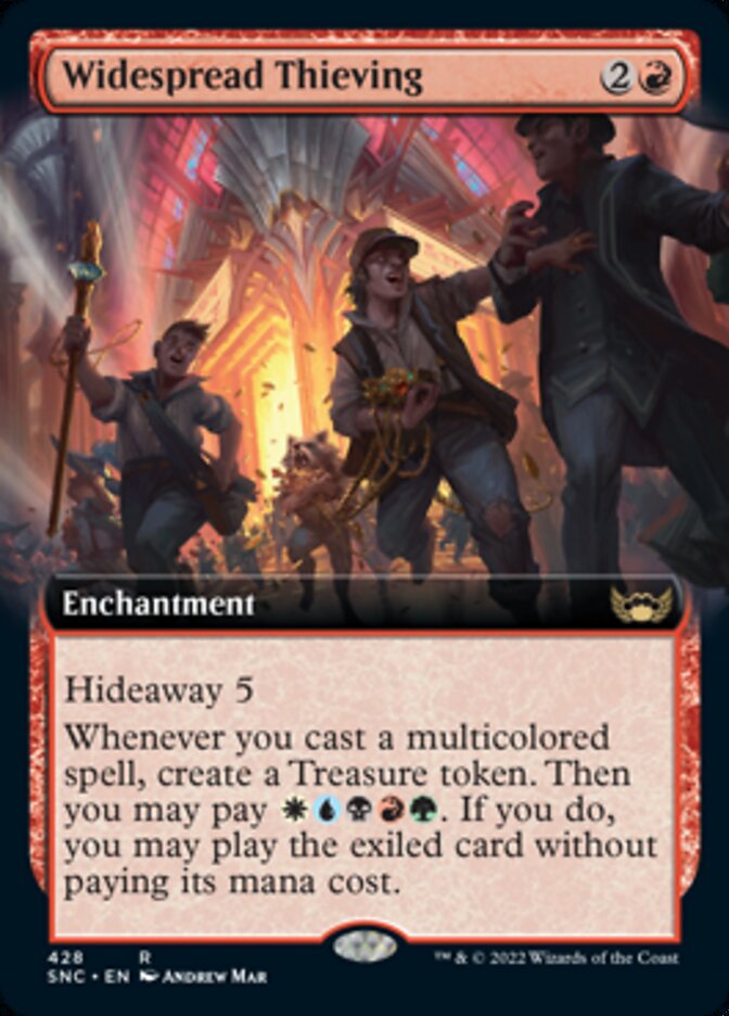 Widespread Thieving (Extended Art) [Streets of New Capenna]-1
