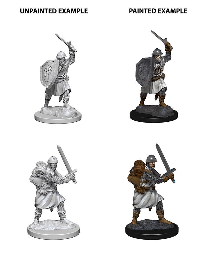 Pathfinder Deep Cuts Unpainted Miniatures Infantrymen