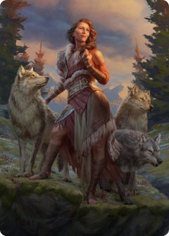 Arlinn, the Pack's Hope 1 Art Card [Innistrad: Midnight Hunt Art Series]-1