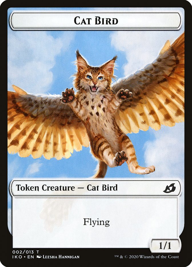 Cat Bird Token [Ikoria: Lair of Behemoths Tokens]-1