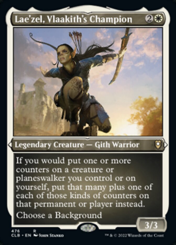 Lae'zel, Vlaakith's Champion (Foil Etched) [Commander Legends: Battle for Baldur's Gate]-1