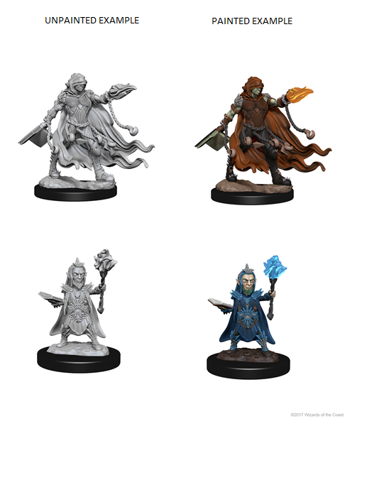 Pathfinder Deep Cuts Unpainted Miniatures Evil Wizard