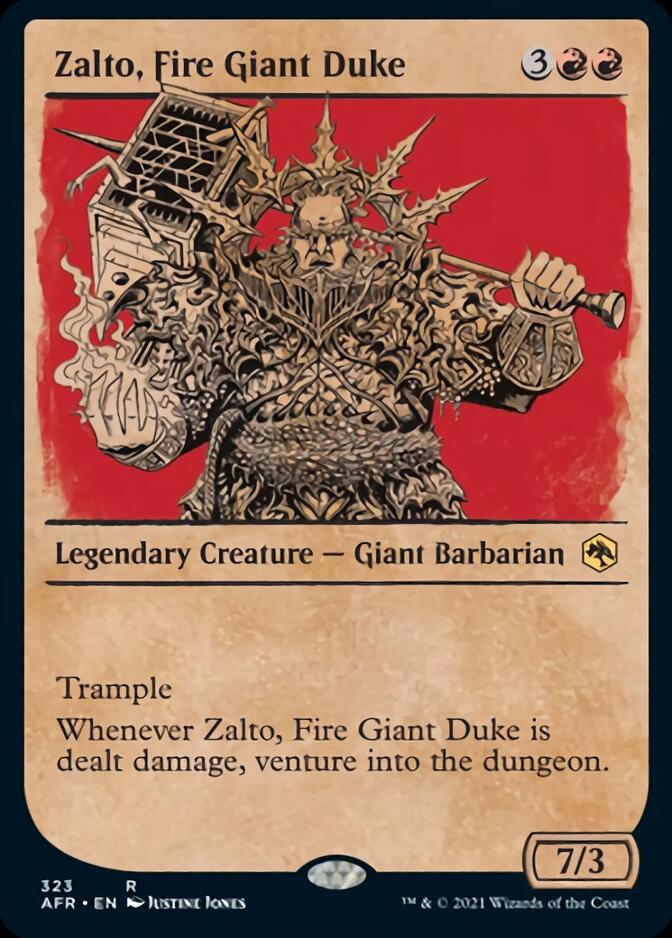 Zalto, Fire Giant Duke (Showcase) [Dungeons & Dragons: Adventures in the Forgotten Realms]-1