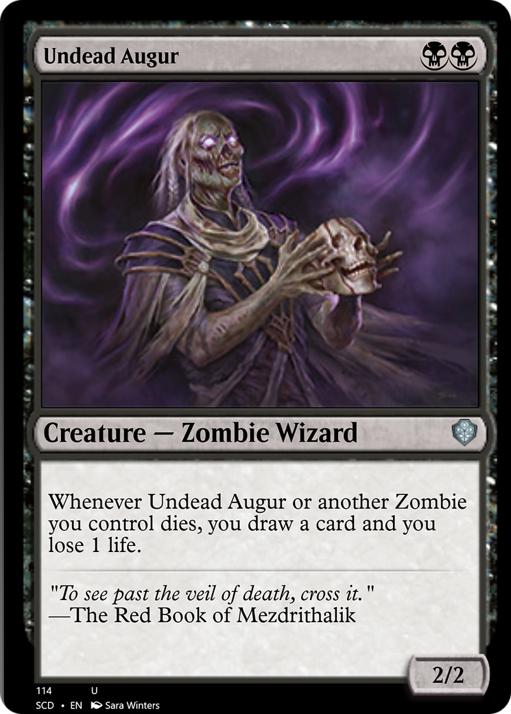 Undead Augur [Starter Commander Decks]-1