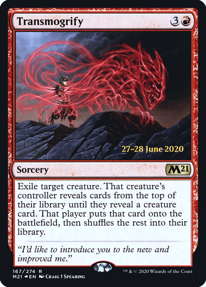 Transmogrify [Core Set 2021 Prerelease Promos]-1