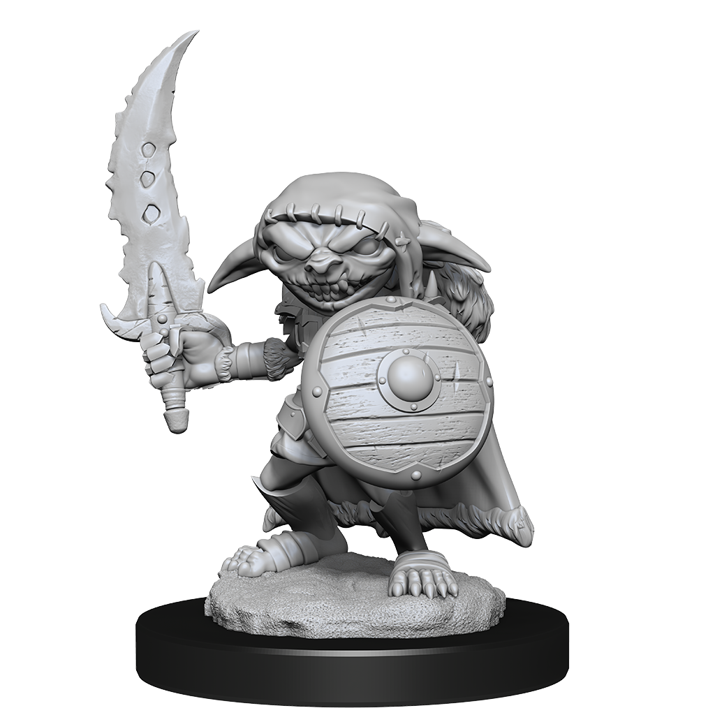 Pathfinder Deep Cuts Unpainted Miniatures Goblin Male Fighter-1