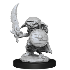 Pathfinder Deep Cuts Unpainted Miniatures Goblin Male Fighter-1