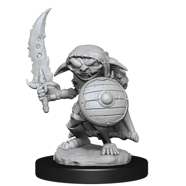 Pathfinder Deep Cuts Unpainted Miniatures Goblin Male Fighter